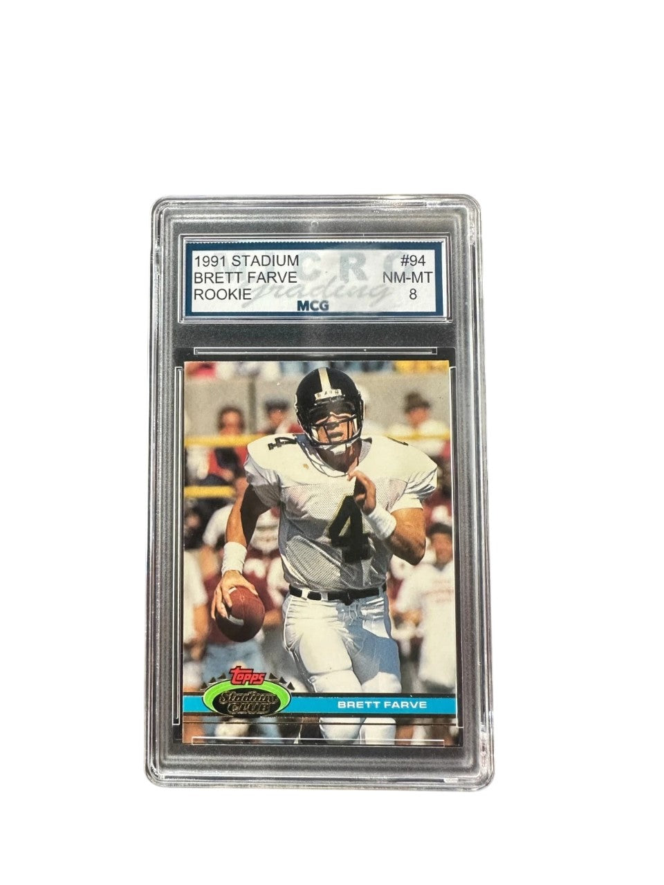 Brett Favre RC Rookie Card 1991 Topps Stadium Club #94 Green Bay Packers Farve