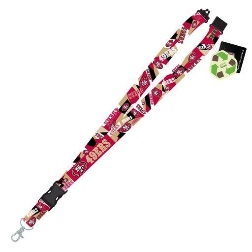 San Francisco 49ers Sustainable Shattered Lanyard