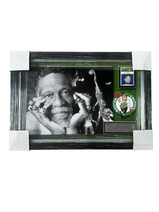 Bill Russell Boston Celtics Autographed Framed Collage