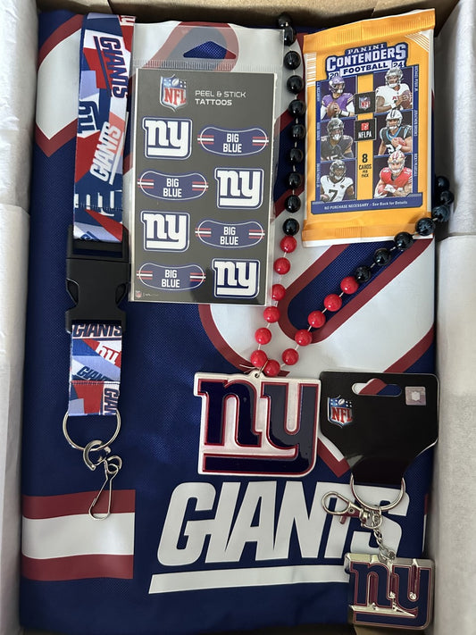 New York Giants Fan Gift Pack Swag Bag includes 6 Items