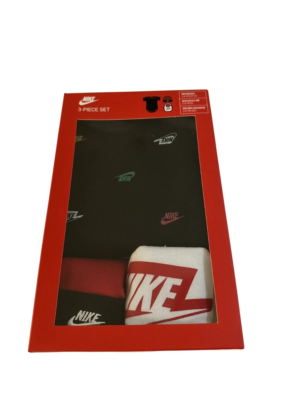 Nike Baby 3-Piece Set Bodysuit Hat Bib