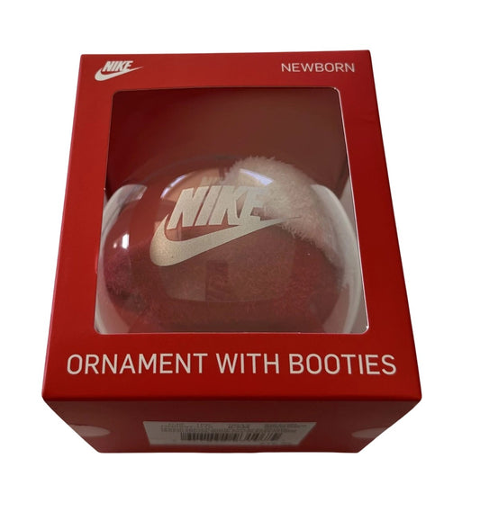 Nike Baby Ornament with Booties Christmas Santa Newborn Unisex