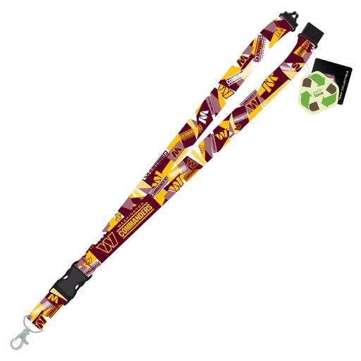 Washington Commanders Sustainable Shattered Lanyard